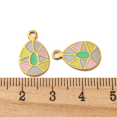 304 Stainless Steel Pendants STAS-L022-180G-02-1