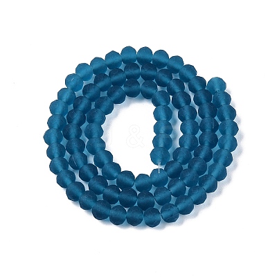 Transparent Glass Beads Strands LS-EGLA-A044-T6mm-MD27-1