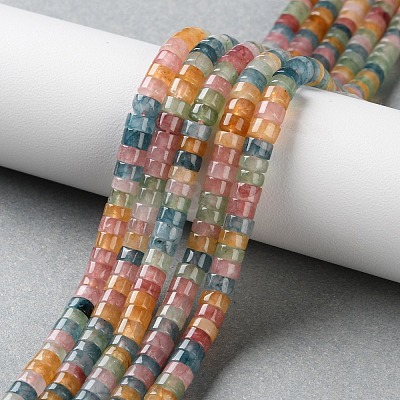 Dyed Natural White Jade Beads Strands X-G-H230-62-1