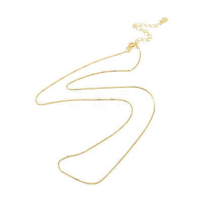 925 Sterling Silver Chain Necklace NJEW-A011-03A-G-1