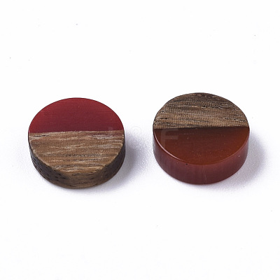 Resin & Wood Cabochons RESI-S358-70-H20-1