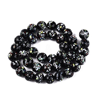 Handmade Lampwork Beads Strands LAMP-Q041-11C-1