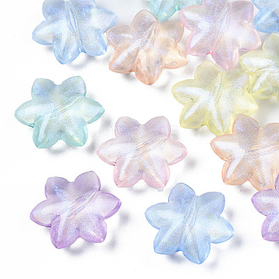Transparent Acrylic Beads OACR-S028-136-1