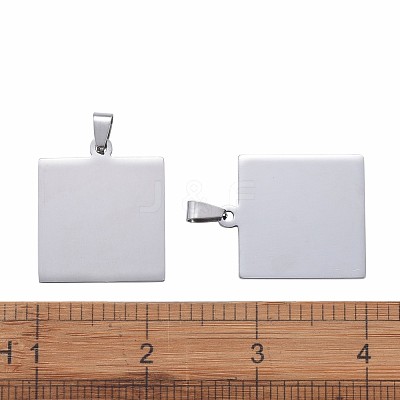 Tarnish Resistant 304 Stainless Steel Pendants STAS-I140-27S-1