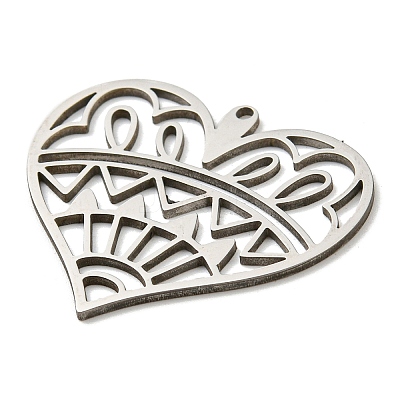 Non-Tarnish 201 Stainless Steel Pendants STAS-M318-34P-1