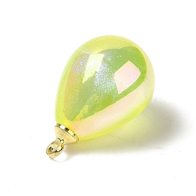 UV Plating Acrylic Pendants LS-FIND-I035-01G-1