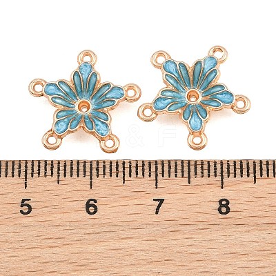 Alloy Enamel Chandelier Component Links AL-CBA8479-12KCG-03-1