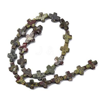 Natural Dragon Blood Beads Strands G-I369-A27-02-1