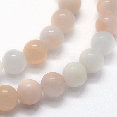 Natural Pink Aventurine Beads Strands G-I199-22-6mm-1