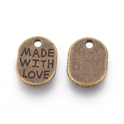 Tibetan Style Alloy Pendants TIBEP-A5194-AB-NR-1