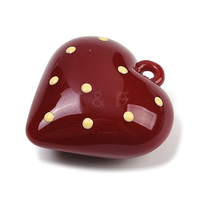 Opaque Acrylic Enamel Pendants OACR-B036-12B-1