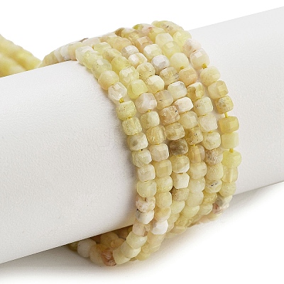 Natural Yellow Opal Beads Strands G-H042-B03-01-1