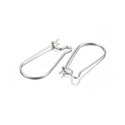 316L Stainless Steel Hoop Earrings X-STAS-P210-28P-1