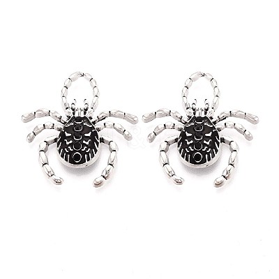 Alloy Rhinestone Enamel Pendants PALLOY-R151-67AS-01-1