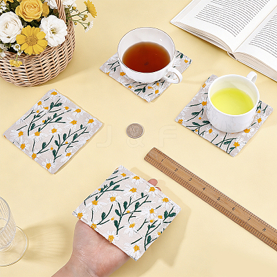 Polyester Coaster AJEW-WH0609-829-1