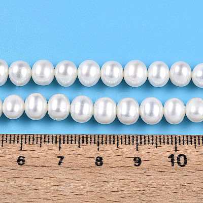 Natural Cultured Freshwater Pearl Beads Strands PEAR-N016-06C-1