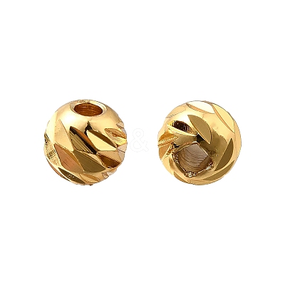 Brass Beads KK-B147-02E-G-1