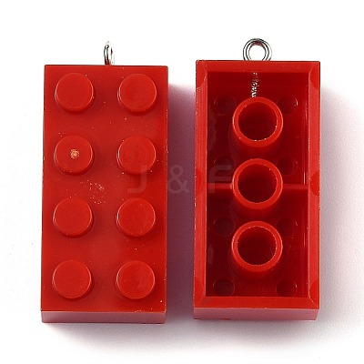 Opaque Acrylic Pendants MACR-B0001-02H-1