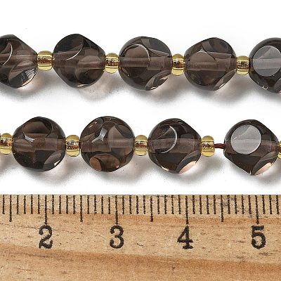 Natural Ice Obsidian Beads Strands G-K387-A09-02-1