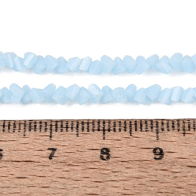 Opaque Glass Beads Strands GLAA-N019-3mm-16-1