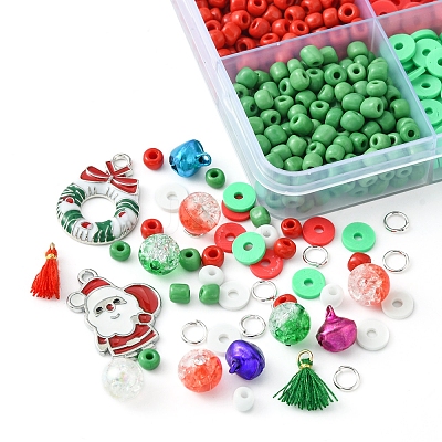 DIY Christmas Bracelet Making Kit DIY-YW0006-86-1