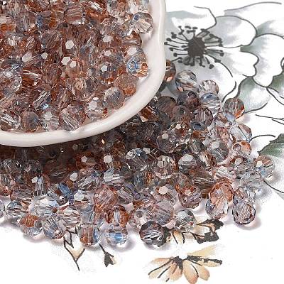 Transparent Colours Glass Round Beads SEED-F006-04A-03-1