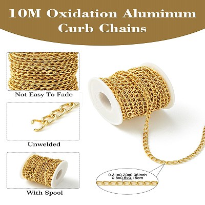 10M Oxidation Aluminum Curb Chains CHA-CJ0001-04-1