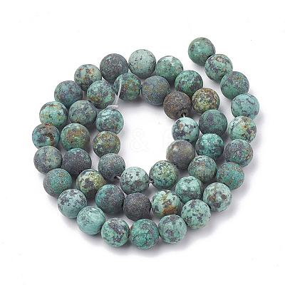 Natural African Turquoise(Jasper) Beads Strands X-G-T106-204-1