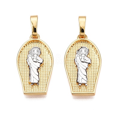 Brass Pendants KK-T070-32G-1