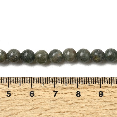 Natural Green Apatite Beads Strands G-K350-C04-6mm-1