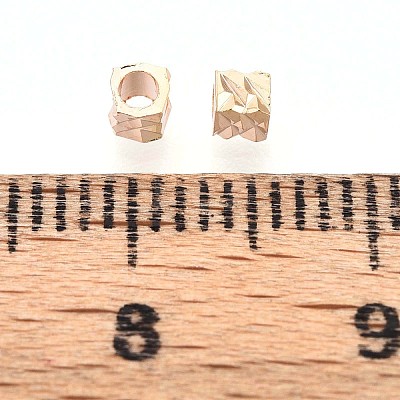 Brass Spacer Beads KK-T075-70G-1