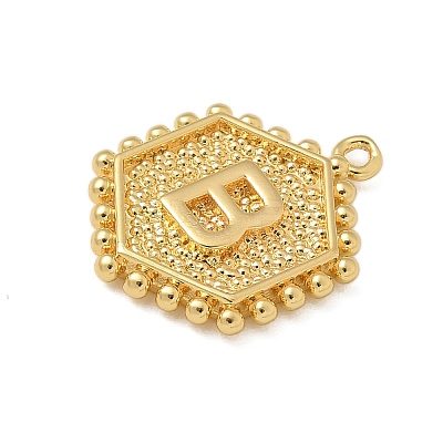 Brass Pendants KK-B126-01G-B-1