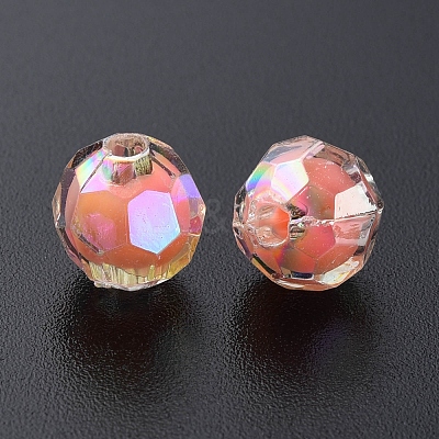 Transparent Acrylic Beads X-TACR-S152-04B-1