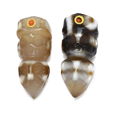 Natural Agate Beads G-Q166-08-1