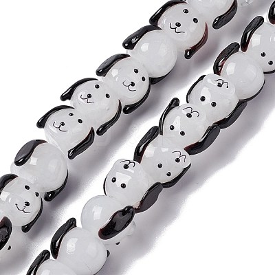 Handmade Lampwork Beads Strand LAMP-E028-02F-1