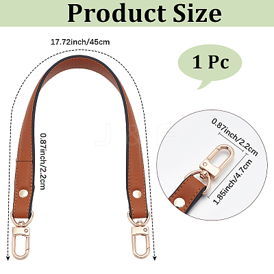1Pc Cowhide Leather Bag Strap Bag Handles FIND-CL0002-17B-1