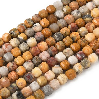 Natural Crazy Agate Beads Strands G-F797-A22-01-1