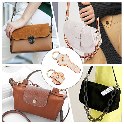 1 Pair Leather Bag Anti-wear Buckles DIY-GF0007-61-1