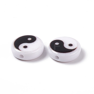 Opaque Acrylic Beads SACR-E008-02A-02-1