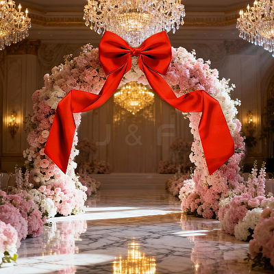 Cloth Big Bowknot Ornaments DIY-WH0308-957A-1