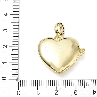 Mother's Day Brass Micro Pave Clear Cubic Zirconia Locket Pendants KK-CBA56EF-02G-1