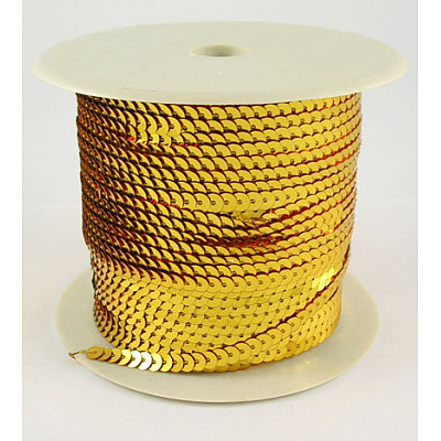 Plastic Paillette/Sequins Chain Rolls BS282Y-1