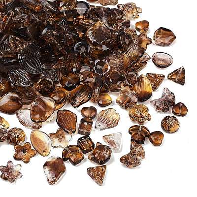 Gradient Color Transparent Glass Beads GLAA-B026-01I-1
