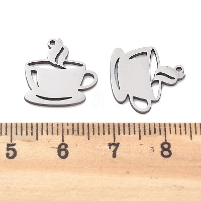 201 Stainless Steel Charms STAS-V001-03-1