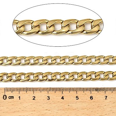 316 Surgical Stainless Steel Curb Chains CHS-H114-08B-G-1