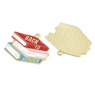 Alloy Enamel Pendants ENAM-L055-01G-01-1