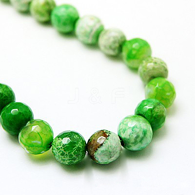 Natural Fire Crackle Agate Beads Strands G-D210-4mm-M1-1