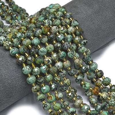 Natural African Turquoise Beads Strands G-K389-E46-01-1
