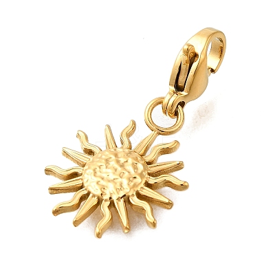 Sun 304 Stainless Steel Pendant Decorations STAS-R159-63G-1