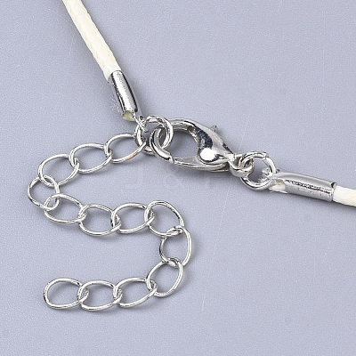 Waxed Cotton Cord Necklace Making LS-MAK-S032-1.5mm-B19-1